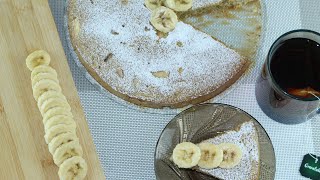 Простой банановый ПИРОГ за 10 минут БЕЗ муки БЕЗ сахара