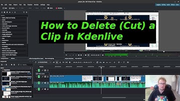 Kdenlive Delete Part of Clip (Razar tool)