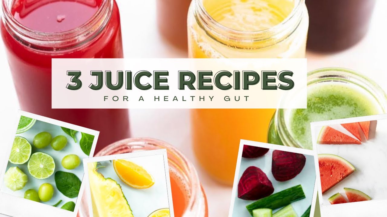 HOW TO DETOX | 3 Juice Recipes for GUT HEALTH | Nama J2 Juicer - YouTube