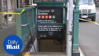 Israeli tourist slashed at Bleecker Street subway station - Daily Mail