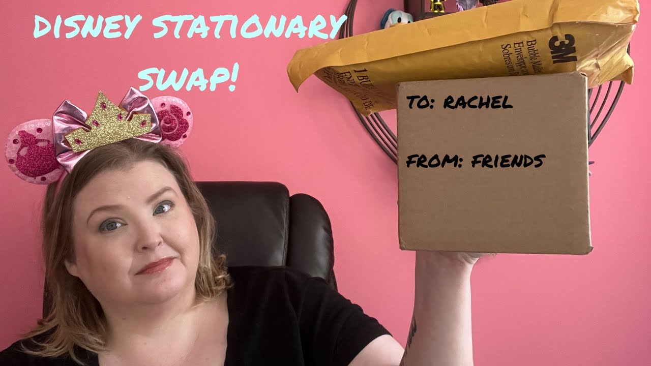 Disney Stationary Box Swap with friends! Disney Merch Unboxing July 2022