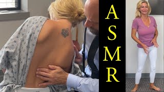 GIANT CRACK* ASMR. Back Pain Relief Chiropractic Adjustments Cracking into Microphone.