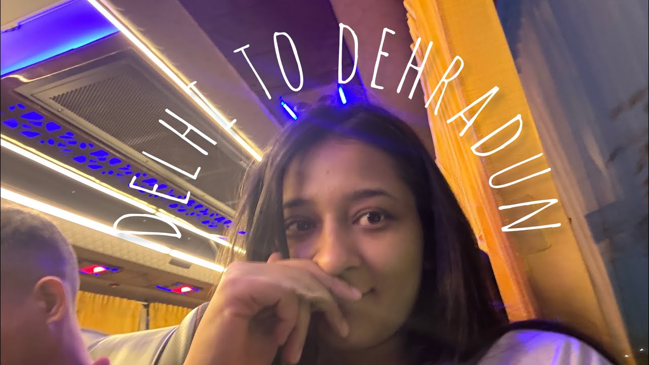 Delhi to Dehradun | Plant trick | Asthetic bus #trendingvideo #vlog #viralvideo #trendingvlog #trend