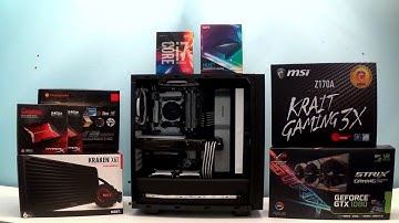 $2200 Ultimate Gaming PC - Timelapse Build - BLACK ANGEL