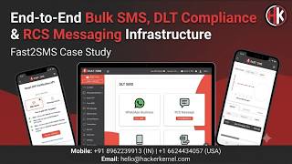 End-to-End Bulk SMS, DLT Compliance & RCS Messaging Infrastructure Walkthrough