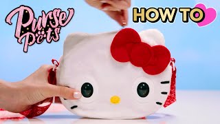NEW Purse Pets Loves Hello Kitty & Friends | How to | Toys for Kids