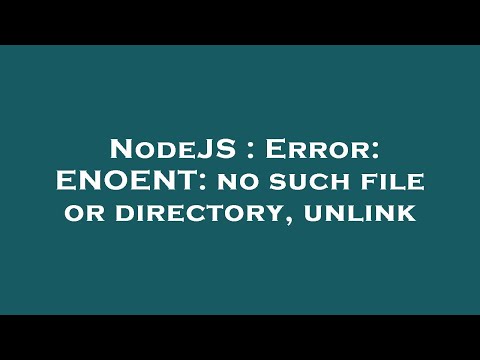 NodeJS : Error:
