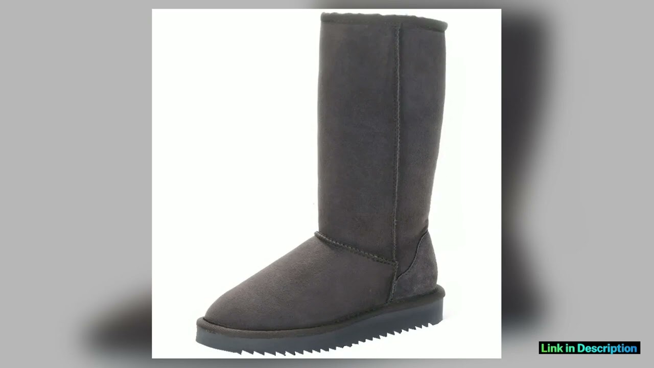 2025 High Boots 100 Genuine Sheepskin Shoes Women Winter Womens Snow Boots Flats Boots Women Shoes