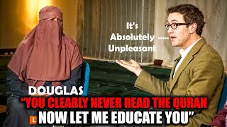 It's Absolutely Unpleasant, Douglas Murray educate Muslim Activist Wearing Niqab in Britain REACTION