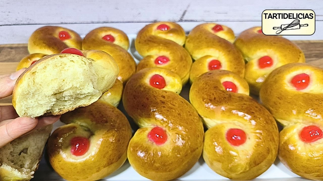 ⛪️  BOLLOS de Leche TIERNOS y ESPONJOSOS como una NUBE ⛪️ BOLLOS de SANTA LUCÍA 🕯️