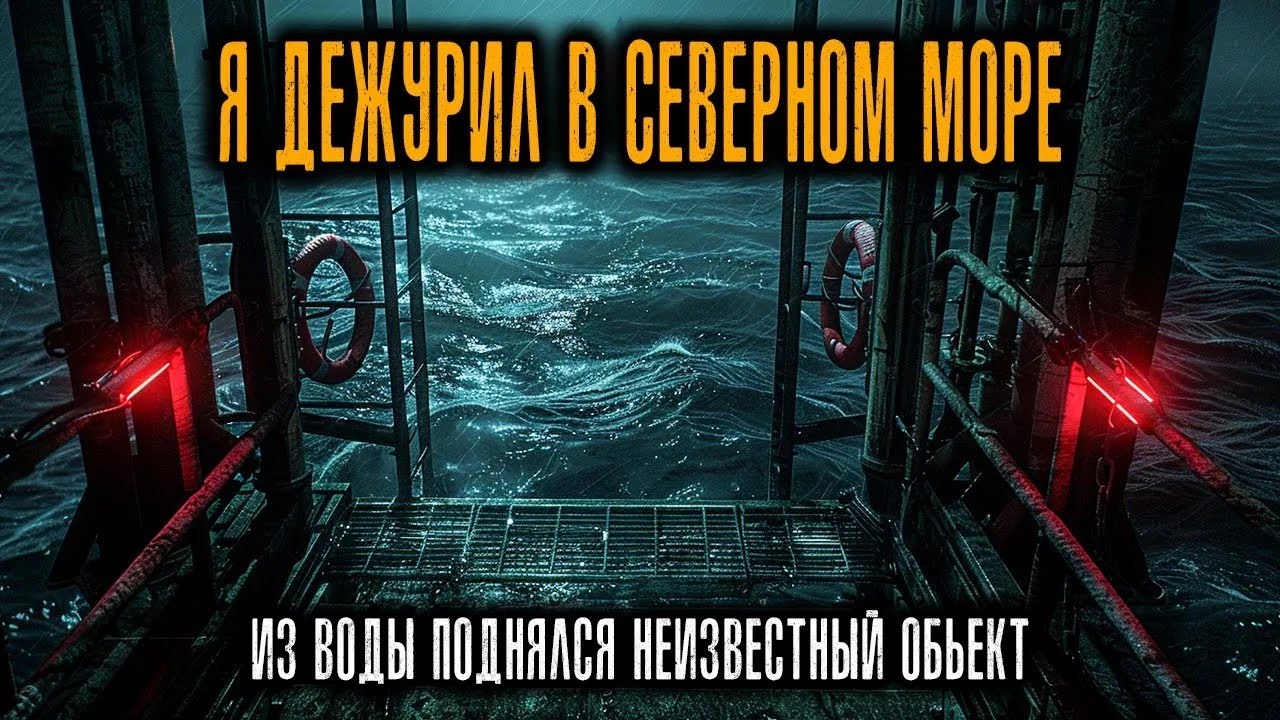 Я Дежурил на Нефтяной платформе в Северном море  Из воды поднялся НЕИЗВЕСТНЫЙ объект