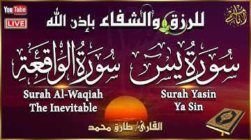 سورة يس، سورة الواقعة تلاوة عذبة تريح القلب والعقل | القارئ طارق محمد | استمع بنية الرزق و الشفاء