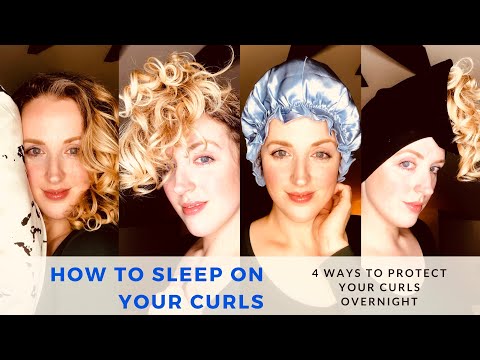 Como a dormir em seus cachos: 4 maneiras de proteger seu Curls Overnight
