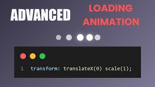 Advanced Loading Animation using HTML CSS