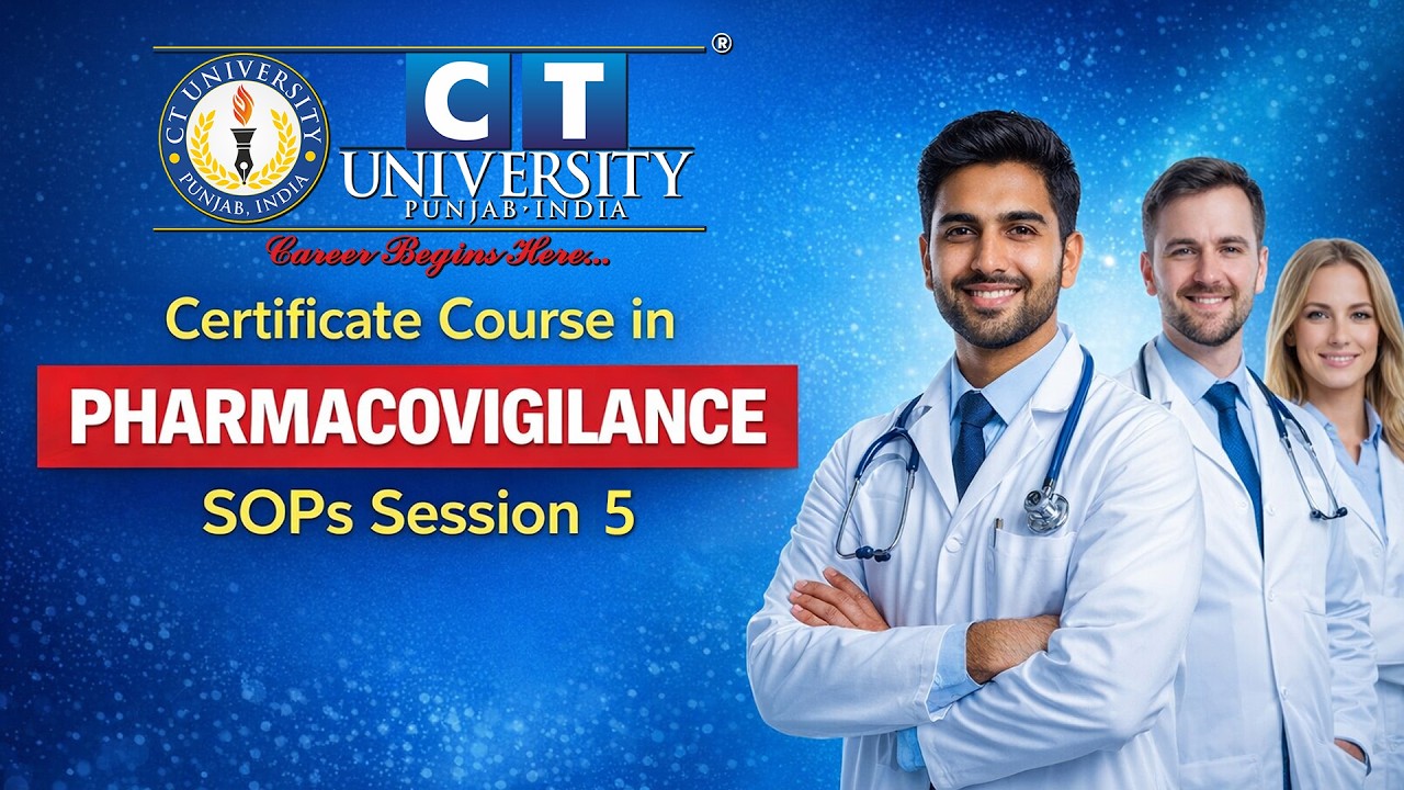 Certificate Course in Pharmacovigilance Session 5