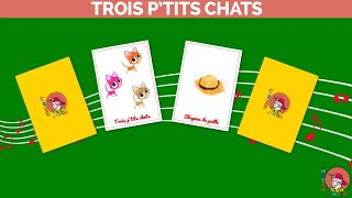 Le Monde d'Hugo - Trois p'tits chats - Version karaoke