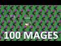 DESTROYING FORTRESS WITH 100 MAGES | LORDZIO