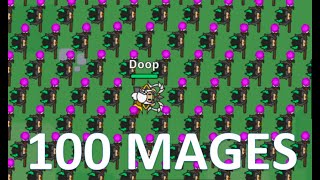 DESTROYING FORTRESS WITH 100 MAGES | LORDZIO