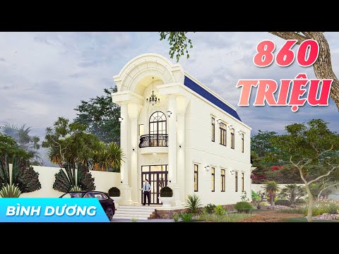 Video Khám Phá Mẫu Nhà Ống 2 Tầng Tân Cổ Điển 860 TRIỆU Mặt... - youtube
