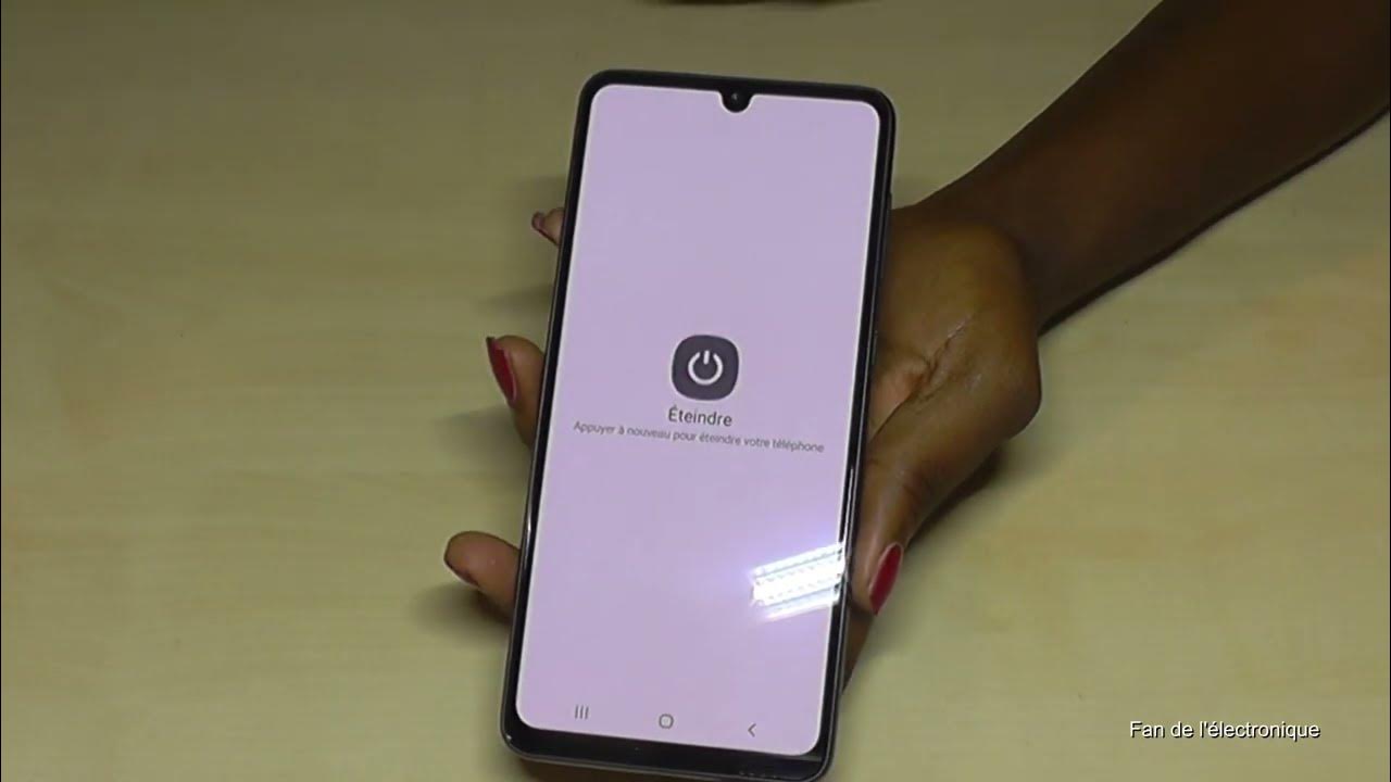 Samsung Galaxy A33 5G Comment éteindre le téléphone? Et comment configurer le Power Button