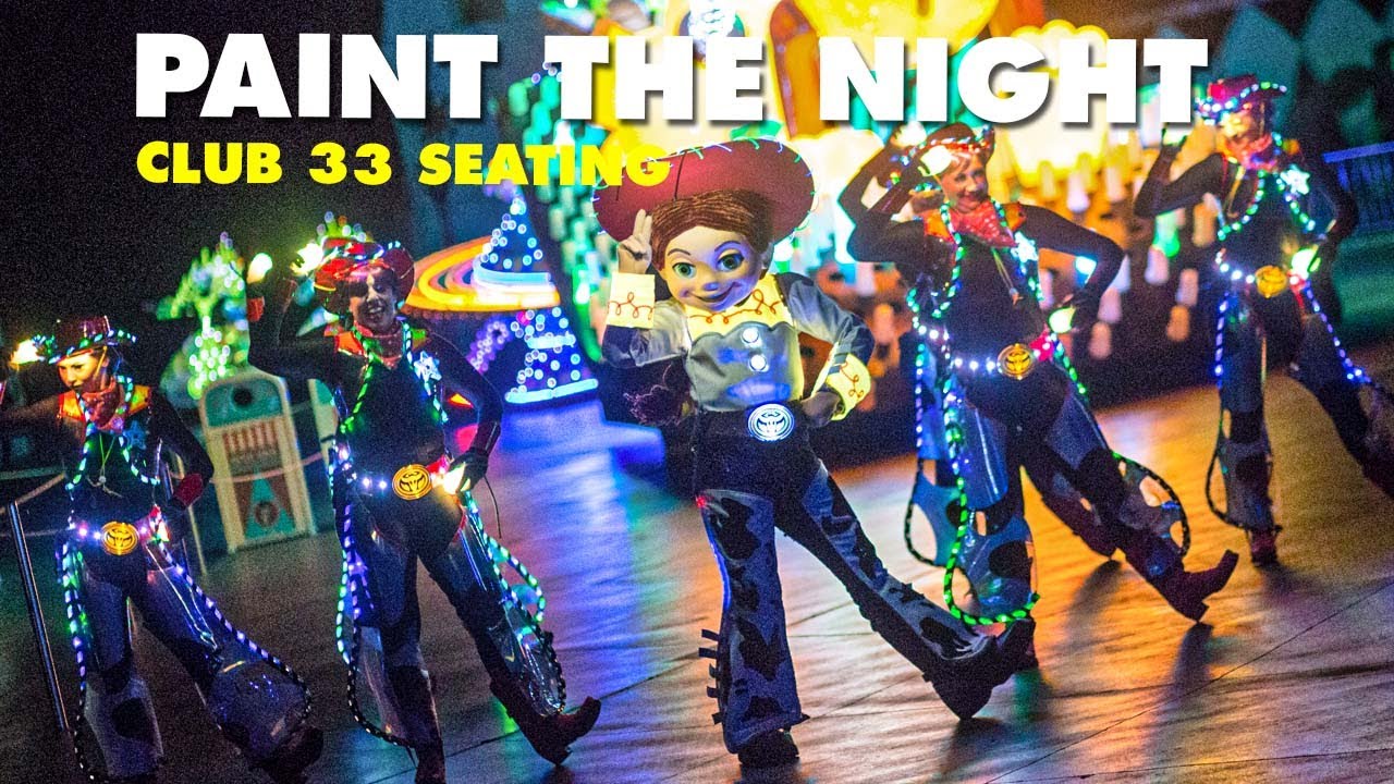 Paint the Night Parade from Club 33 seating