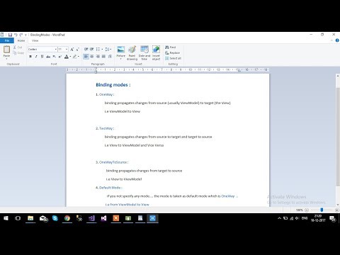 Binding Modes in Xamarin Forms