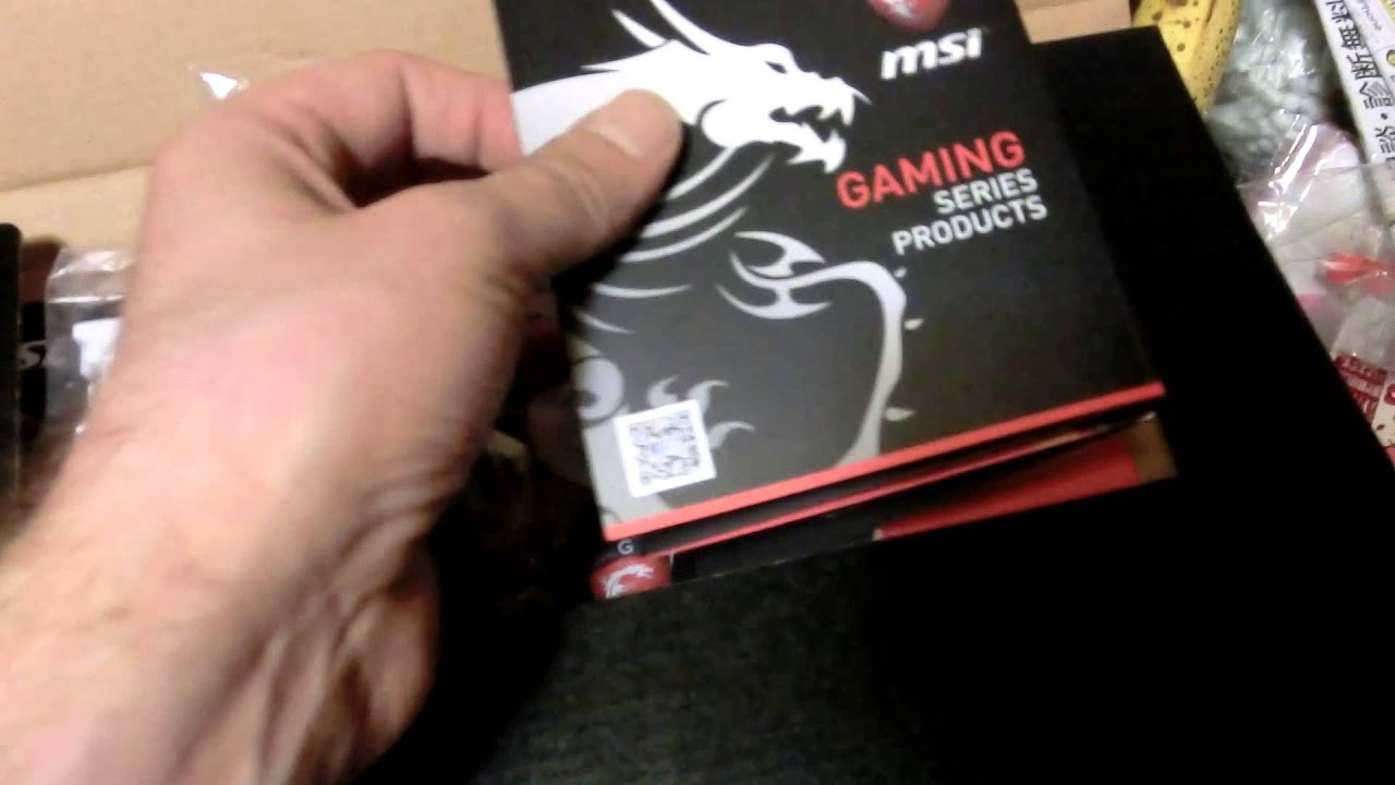 MSI GeForce GX 980 Gaming 4G Unboxing #1