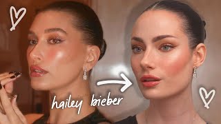 HAILEY BIEBER MAKEUP TUTORIAL: How To Get Natural, Bronzed, Glowy Skin ✨ screenshot 3