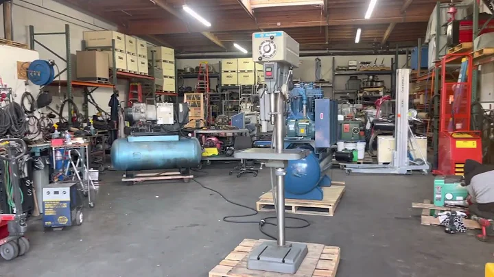 Rockwell Drill Press Stand 3/4 HP Dayton Motor with Speed Adjustment