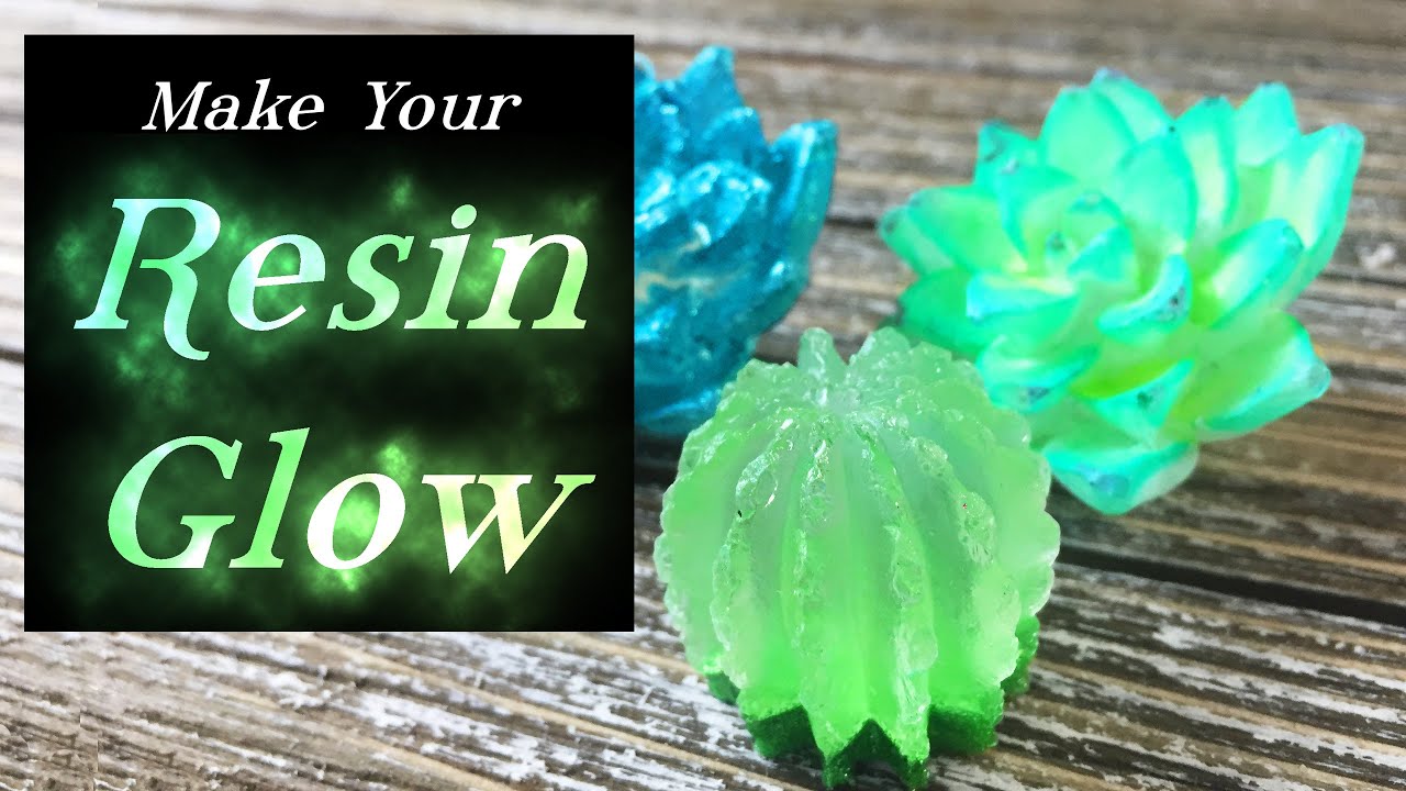 Glowing Resin Succulents, Three Ways!