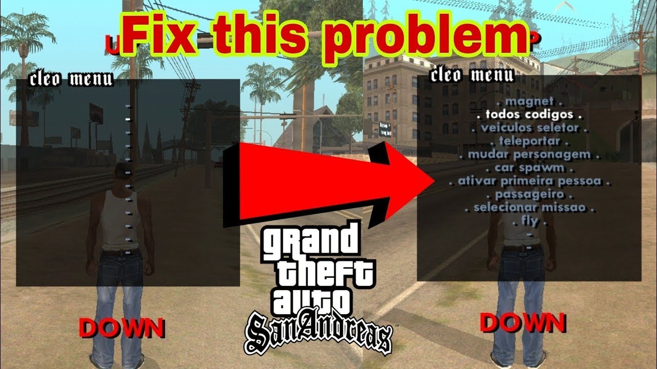 How to fix GTA San Andreas cleo cheats not working. - YouTube