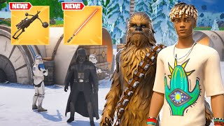 FAIRE TOP 1 qu'avec les CAMPS de STAR WARS sur FORTNITE !