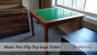 I set out to build a lego table for my niece and nephew, and found an existing design I liked. Its actually based off of the table sold at 