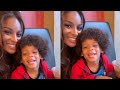 Ciara and son win wilson say grace before breakfast