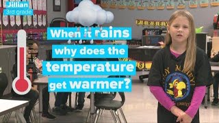 When it rains, why does the temperature get warmer? | Weather You Know