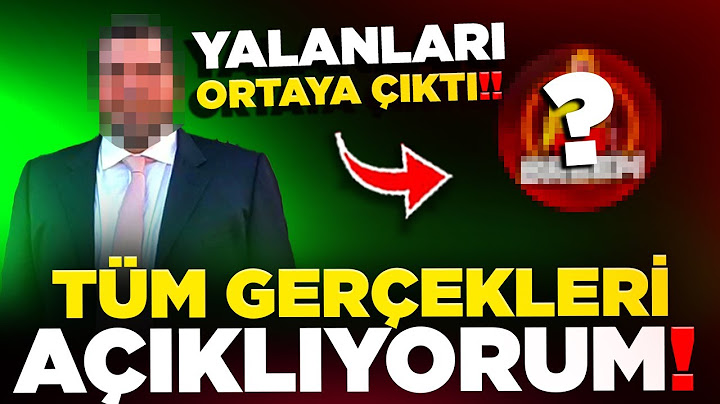 TÜM GERÇEKLERİ AÇIKLIYORUM!!