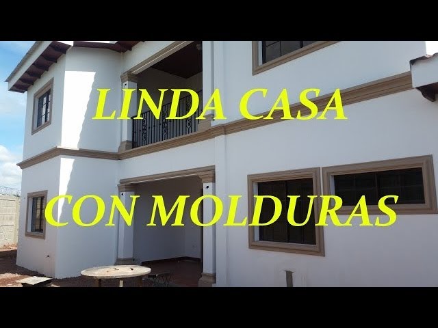 Monica Examinar detenidamente Producción HERMOSO DISEÑO DE CASA RESIDENCIAL CON MOLDURAS. - YouTube