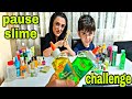 PAUSE SLİME CHALLENGE !!! Eğlenceli video