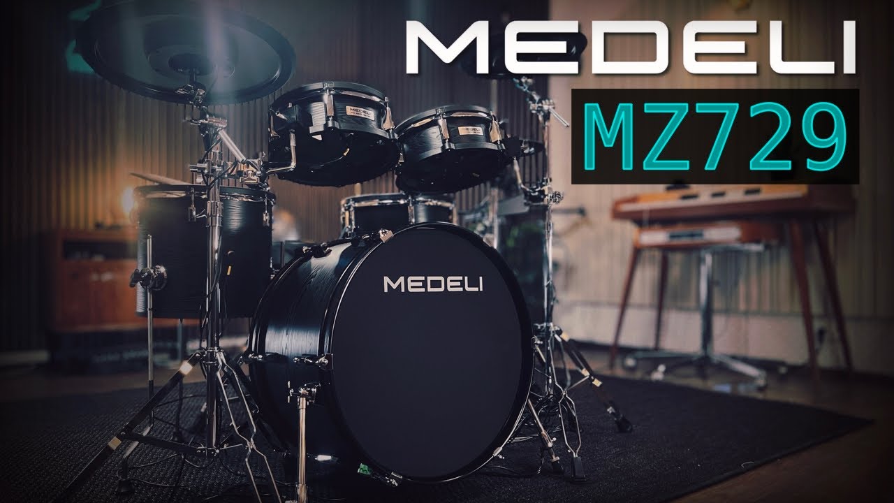 Medeli MZ729 electronic drums first playing at Spytunes Studio