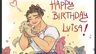 Encanto Comics 🌺"Luisa's Birthday Luisa's Fans Where Are you 🥳🧁🎉💙