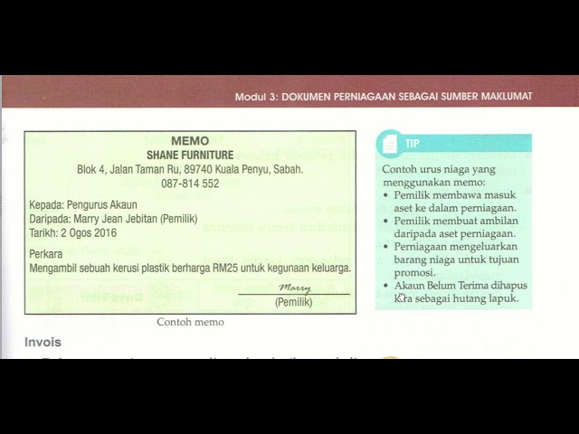 Modul 3 Dokumen Perniagaan 3 2 Dokumen Sumber Part 2 Youtube