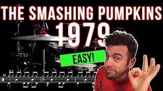 Download Lagu The Smashing Pumpkins - 1979 - Drum cover (with scrolling drum score) MP3