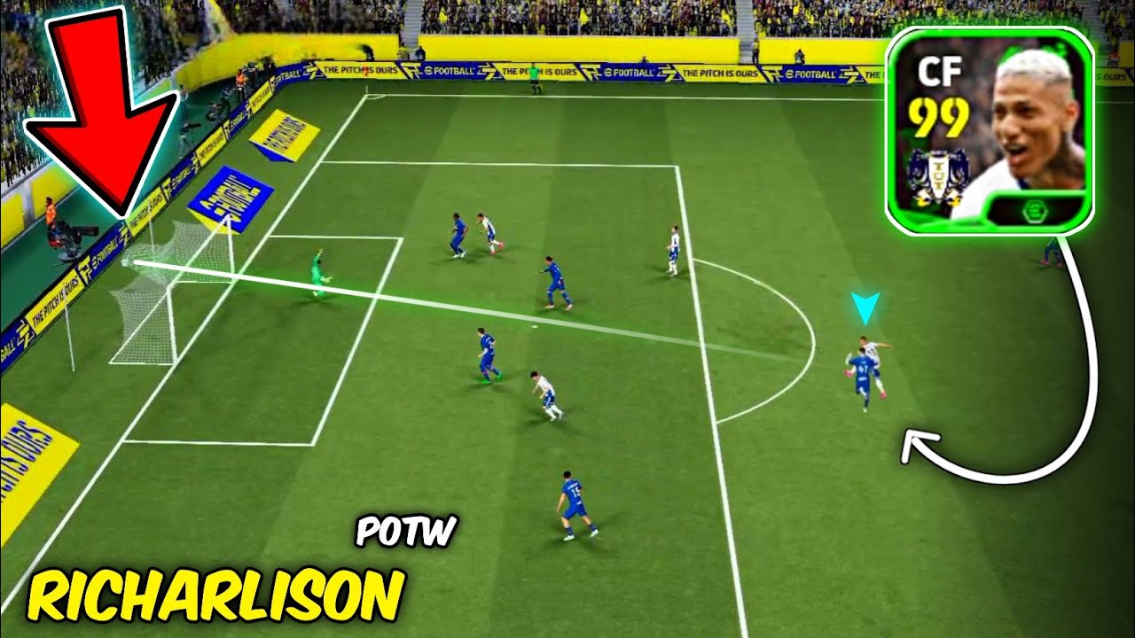 Richarlison 99 Rated Booster Potw is a Long range specialist 🔥 - Review| eFootball