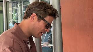 James Norton - British Actor surprise visit and signing fans autographs