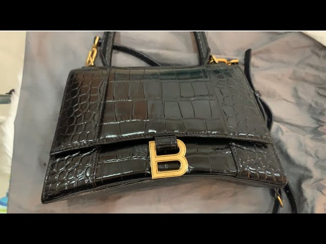 BALENCIAGA HOURGLASS XS & SMALL UNBOXING AND COMPARISON 