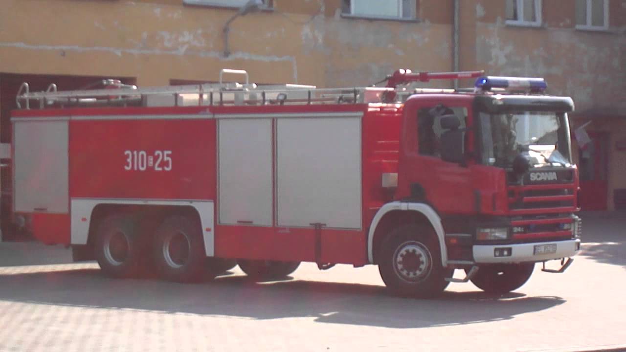 Wyjazd ALARMOWY plutonu z JRG-10 w Łodzi - 310[E]21 25 51 do pożaru mieszkania