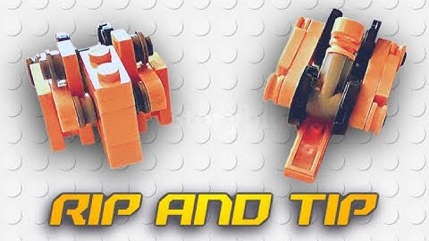 Lego Battlebot Showcase - Rip & Tip
