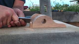 Part four of our shaving horse build, this one features cutting our through mortises in the base and the ramp. On the next one we will 