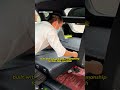 1stCubrir Custom Black with Red Trim Rear Seat Cover for Mazda CX-4 installing