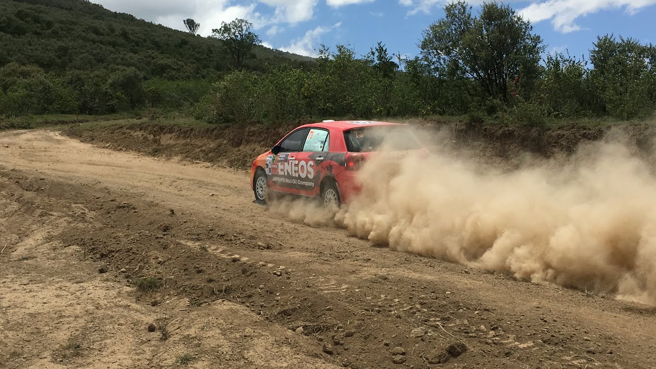 Runx Rally Car Toyota RunX rallying in Kenya - YouTube